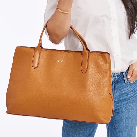 Mark & Graham Caroline Leather Handbag - Picture 2 of 9